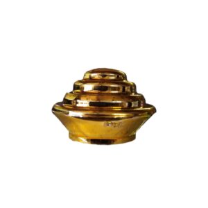 Tapón cortinero dorado